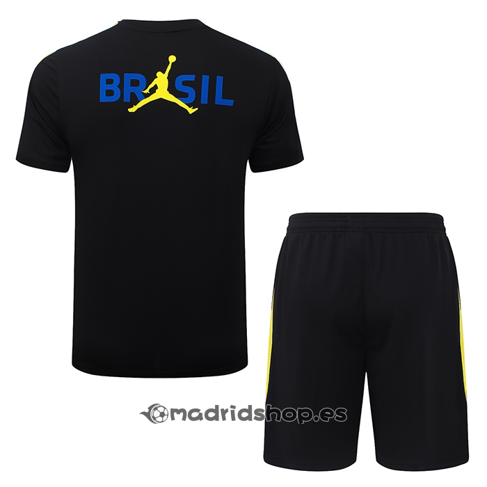 Chandal del Brasil Manga Corta 26-27 Negro - Pantalon Corto